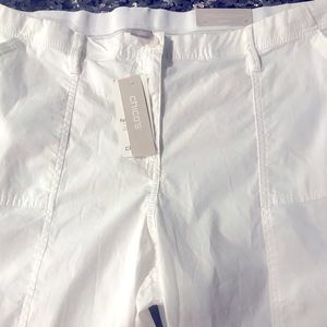 Chico’s white crop pants